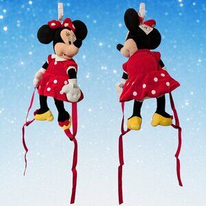 NWT! Disney Parks 21" Minnie Mouse Plush Backpack | Vintage Collectible